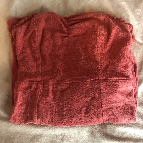 Pink Free People Strapless dress - Picture 6 of 6